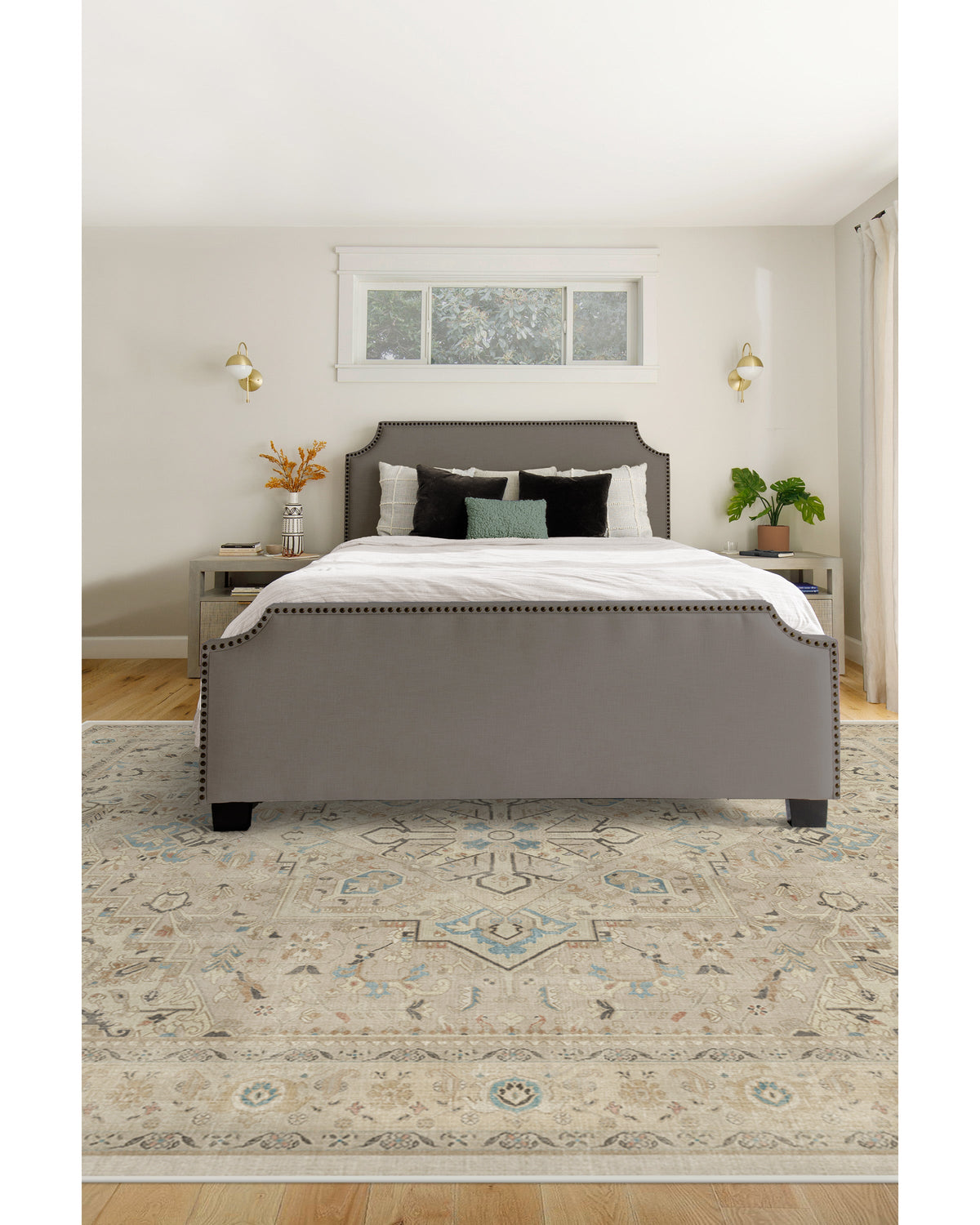 Kamran Ivory Opal Flatwoven Rug