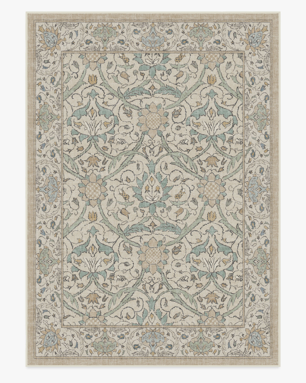 Montreal Natural Jade Flatwoven Rug by Morris & Co.