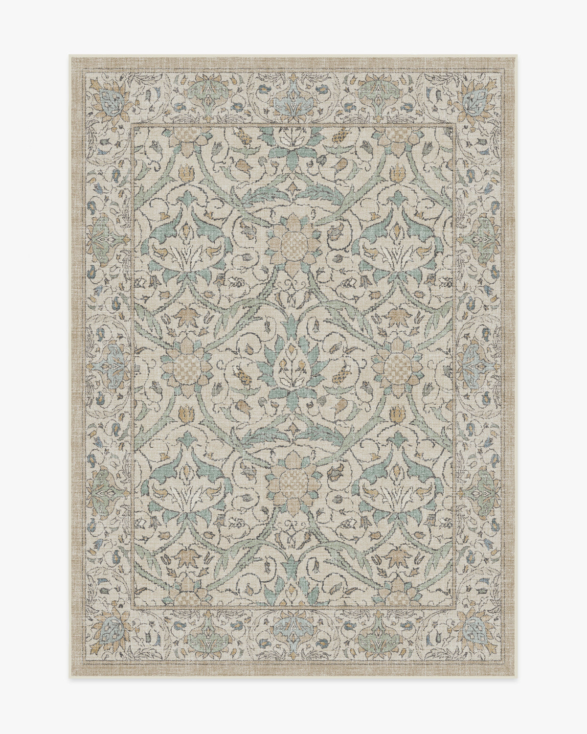 Montreal Natural Jade Flatwoven Rug by Morris & Co.