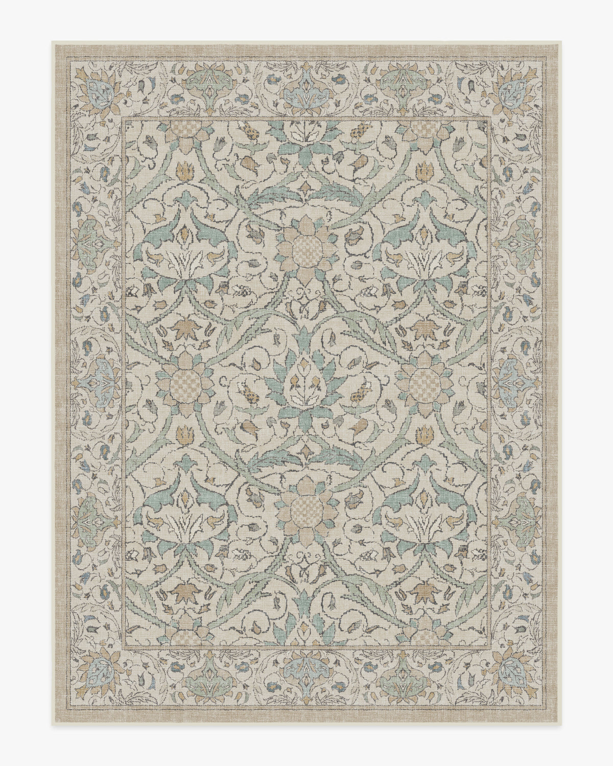 Montreal Natural Jade Flatwoven Rug by Morris & Co.