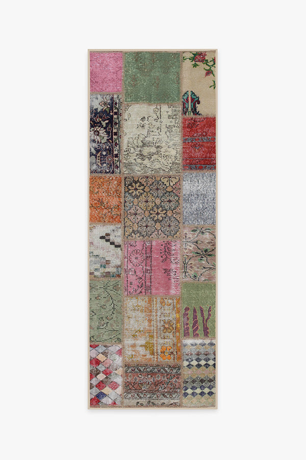 Patchwork Boho Flatwoven Rug