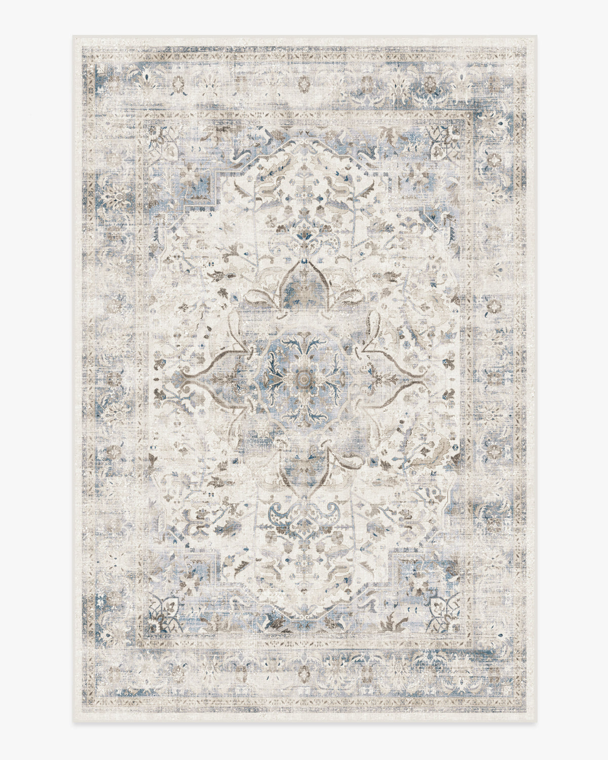 Sarrah Blue Quartz Flatwoven Rug