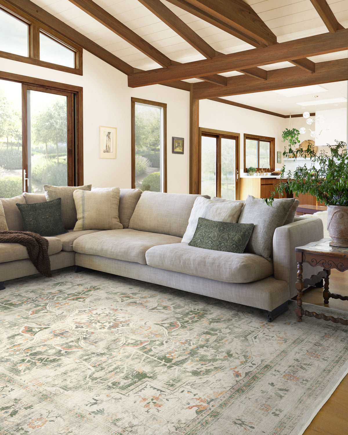 Sarrah Sage Flatwoven Rug