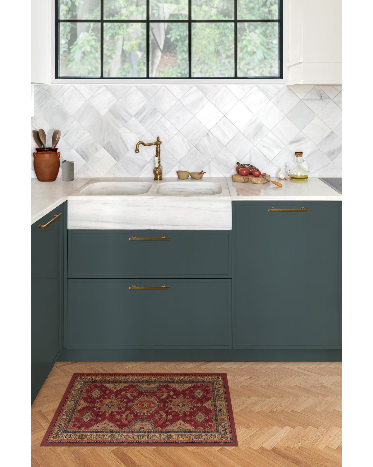 Cambria Ruby Flatwoven Rug