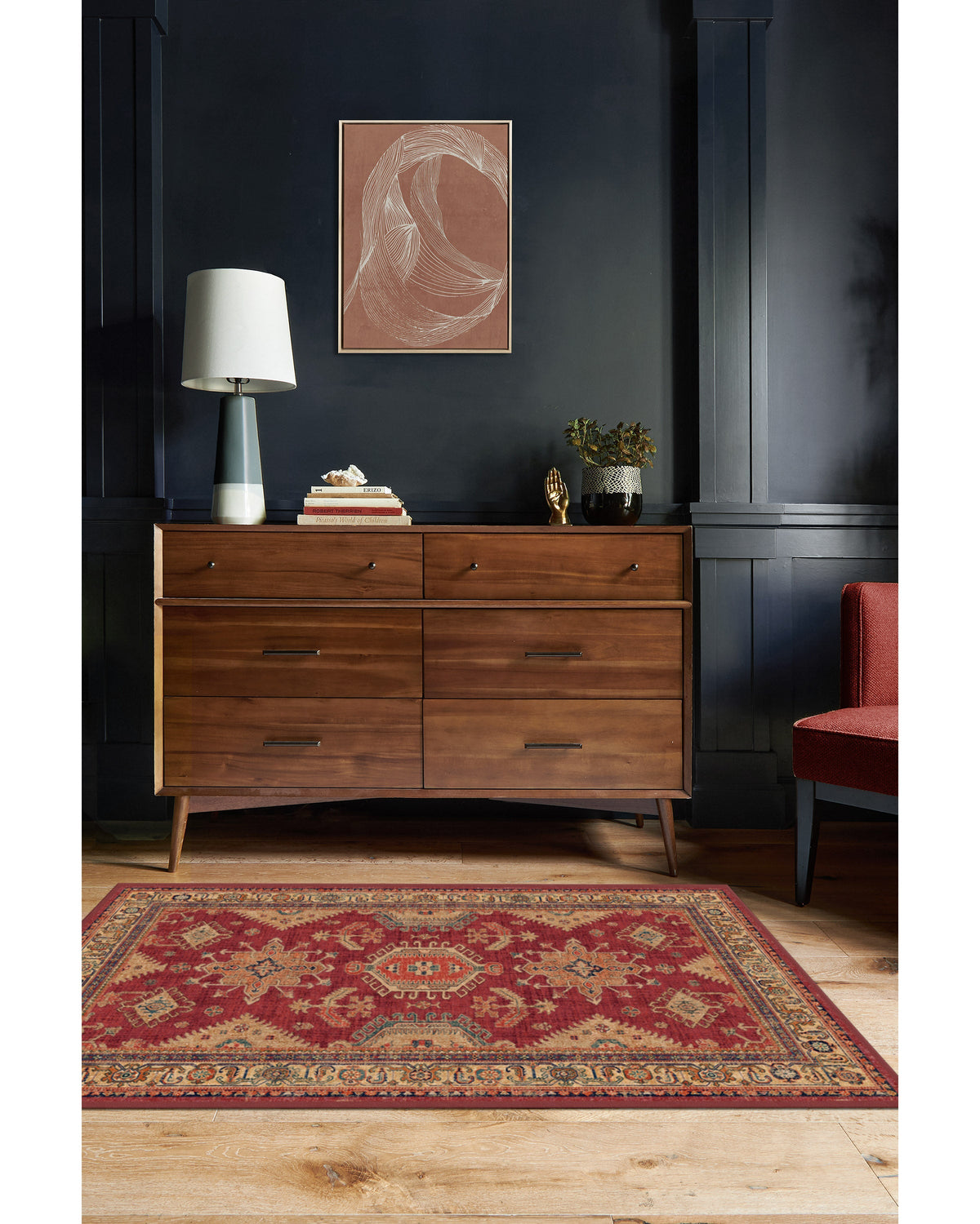 Cambria Ruby Flatwoven Rug
