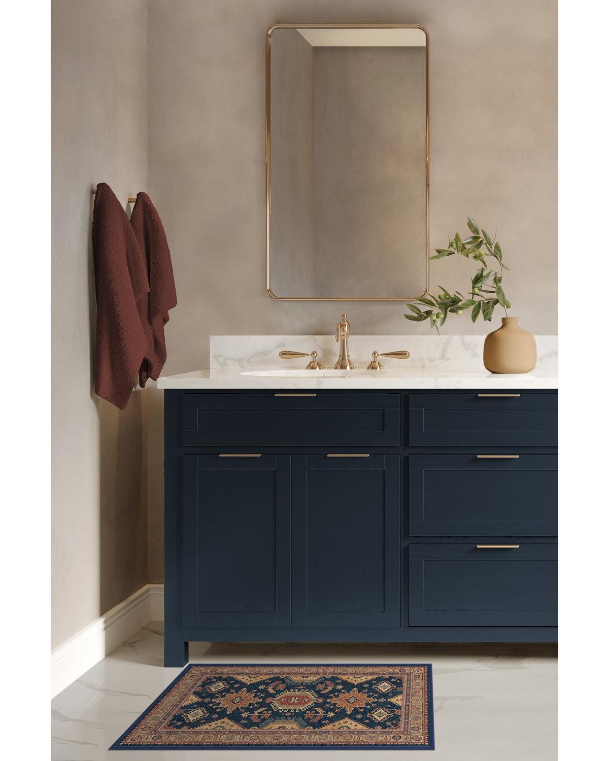 Cambria Sapphire Flatwoven Rug