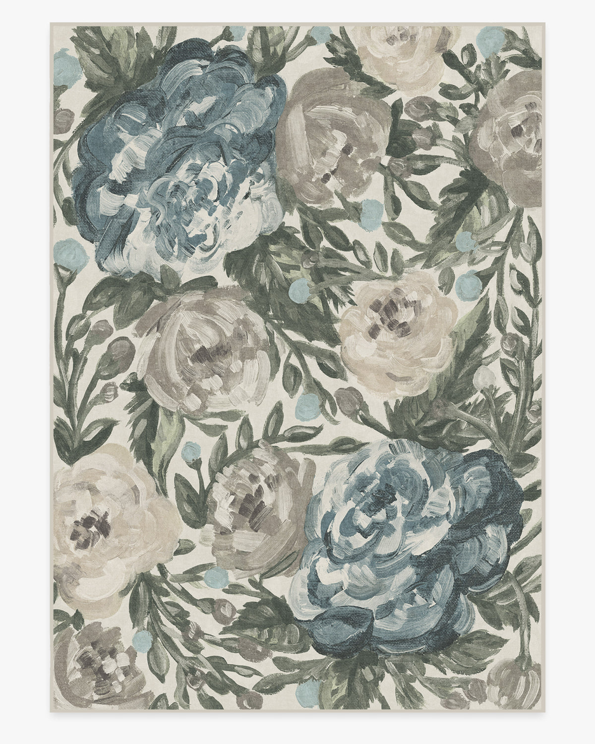 Camellia Jade Flatwoven Rug