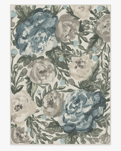 Camellia Jade Flatwoven Rug
