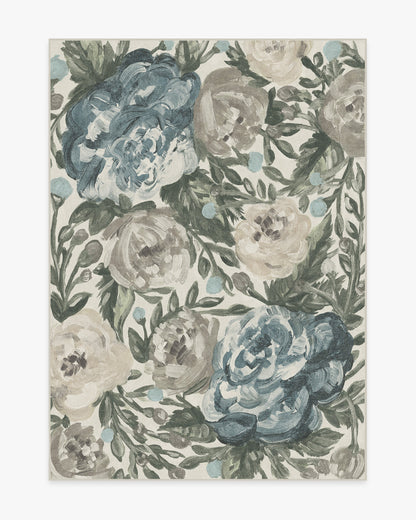 Camellia Jade Flatwoven Rug