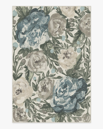Camellia Jade Flatwoven Rug