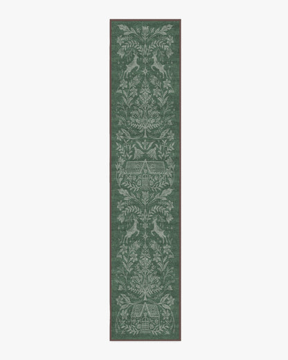 Christmas Wonderland Green Rug