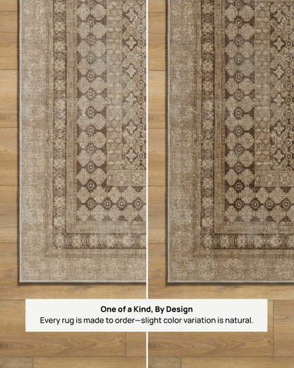 Kamran Coral Flatwoven Rug