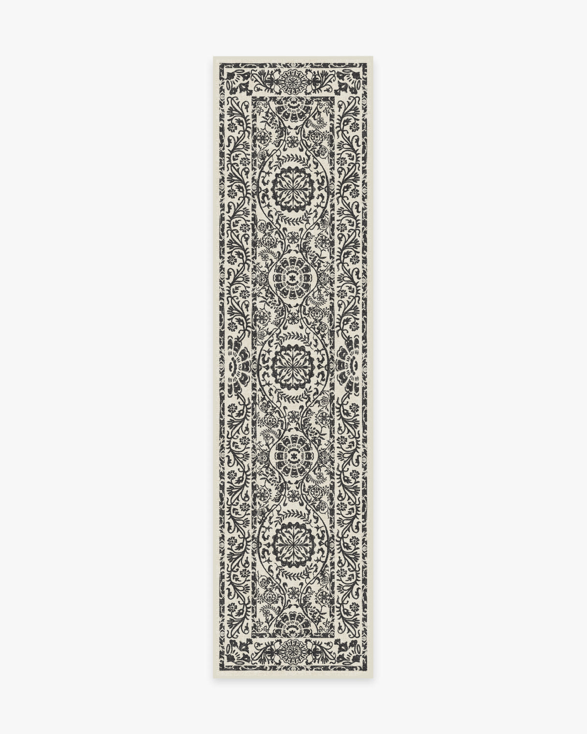 Delphina Black & White Flatwoven Rug