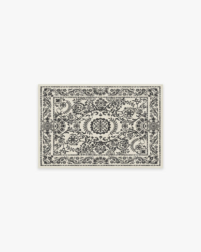 Delphina Black & White Flatwoven Rug