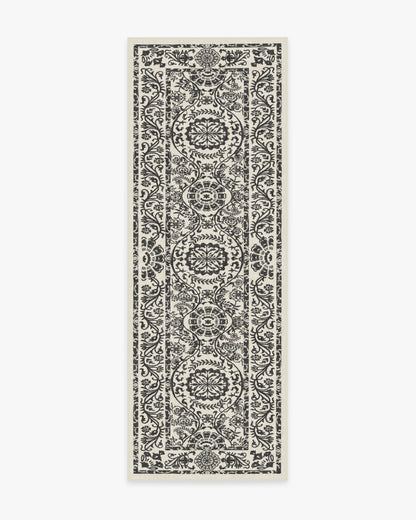 Delphina Black & White Flatwoven Rug