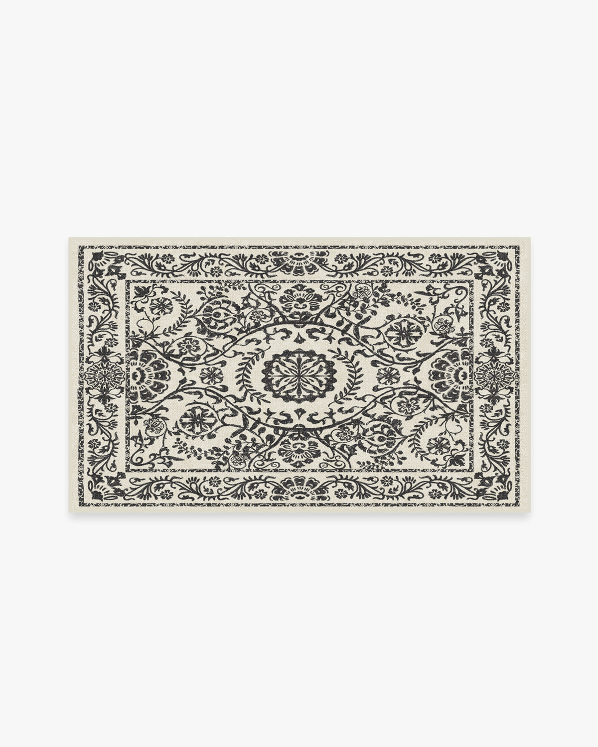 Delphina Black & White Flatwoven Rug