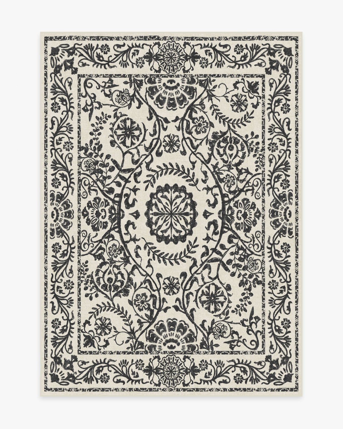 Delphina Black & White Flatwoven Rug