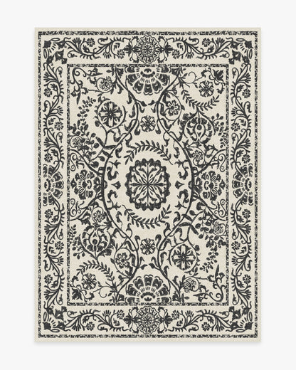 Delphina Black & White Flatwoven Rug
