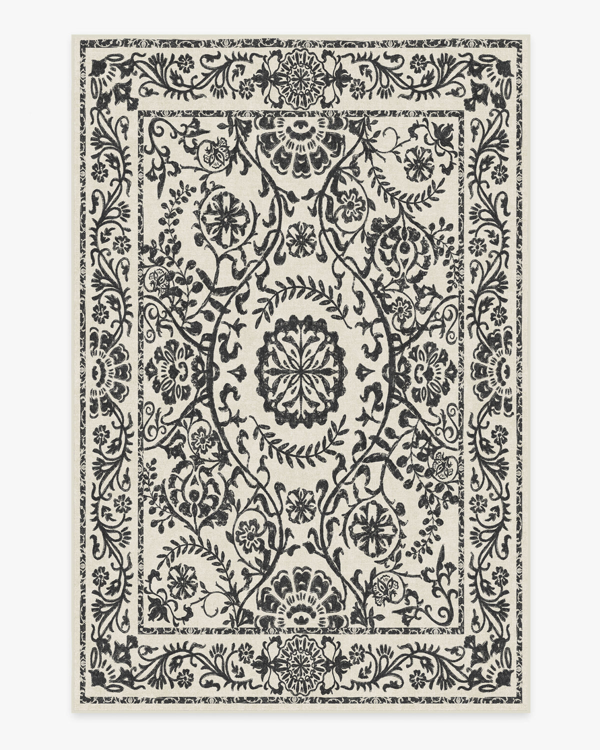Delphina Black & White Flatwoven Rug