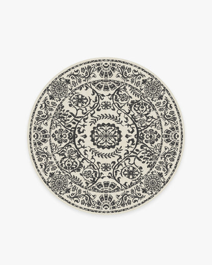 Delphina Black & White Flatwoven Rug