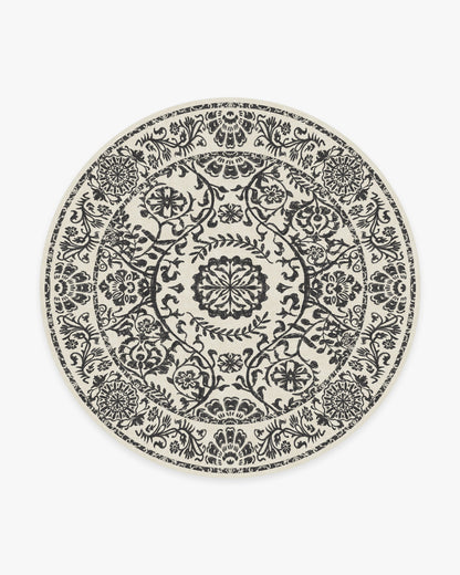 Delphina Black & White Flatwoven Rug