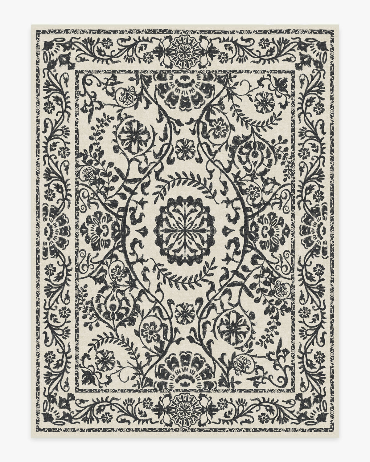 Delphina Black & White Flatwoven Rug