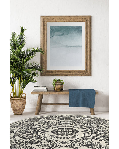 Delphina Black & White Flatwoven Rug