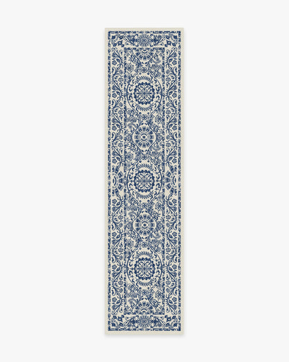 Delphina Delft Blue Flatwoven Rug