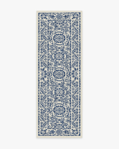 Delphina Delft Blue Flatwoven Rug