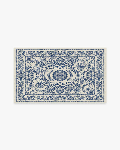 Delphina Delft Blue Flatwoven Rug