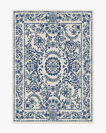 Delphina Delft Blue Flatwoven Rug