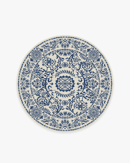 Delphina Delft Blue Flatwoven Rug