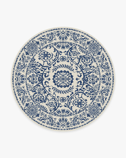 Delphina Delft Blue Flatwoven Rug