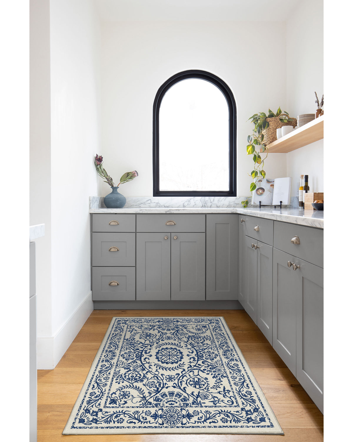 Delphina Delft Blue Flatwoven Rug
