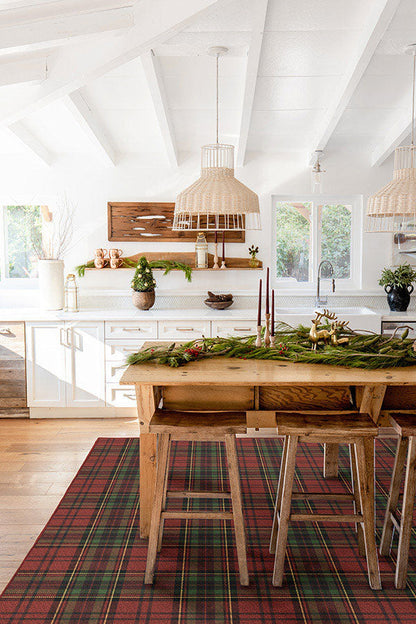 Dress Stewart Tartan Red Rug