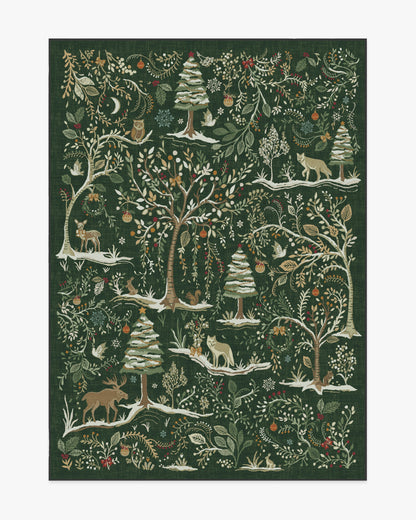 Elwood Forest Green Rug
