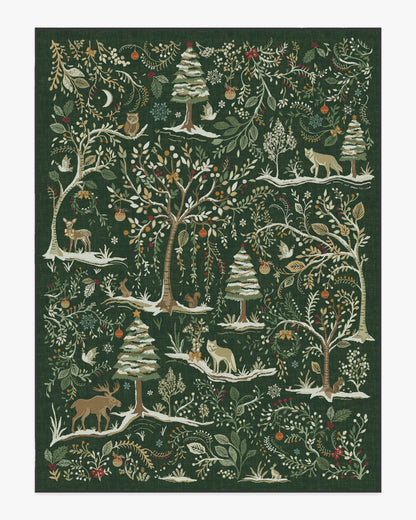 Elwood Forest Green Rug