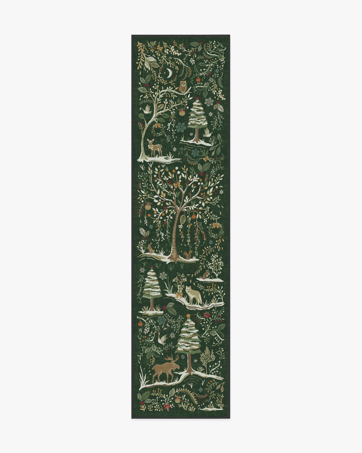 Elwood Forest Green Flatwoven Rug