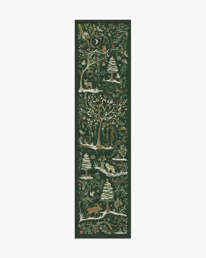 Elwood Forest Green Flatwoven Rug