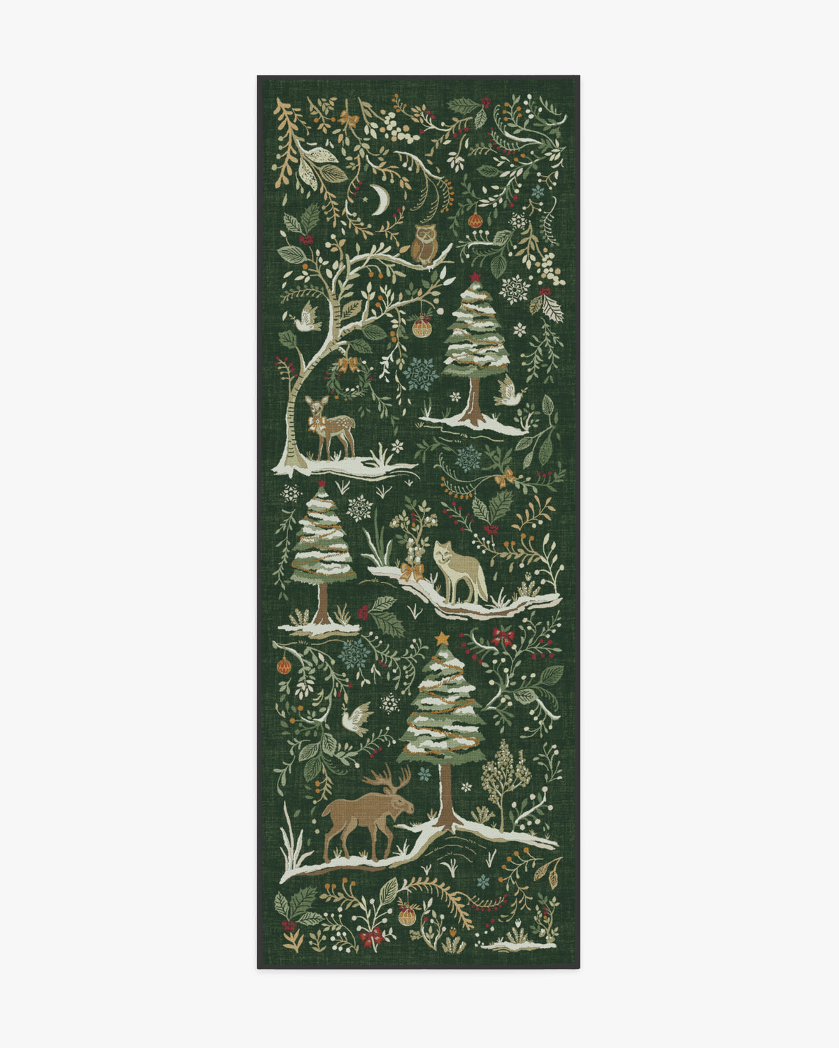 Elwood Forest Green Flatwoven Rug