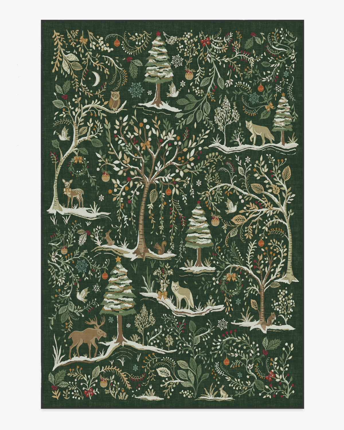Elwood Forest Green Flatwoven Rug