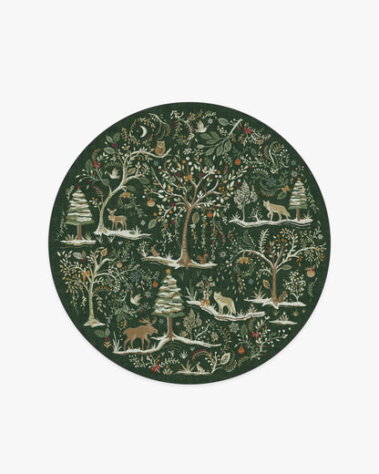 Elwood Forest Green Flatwoven Rug