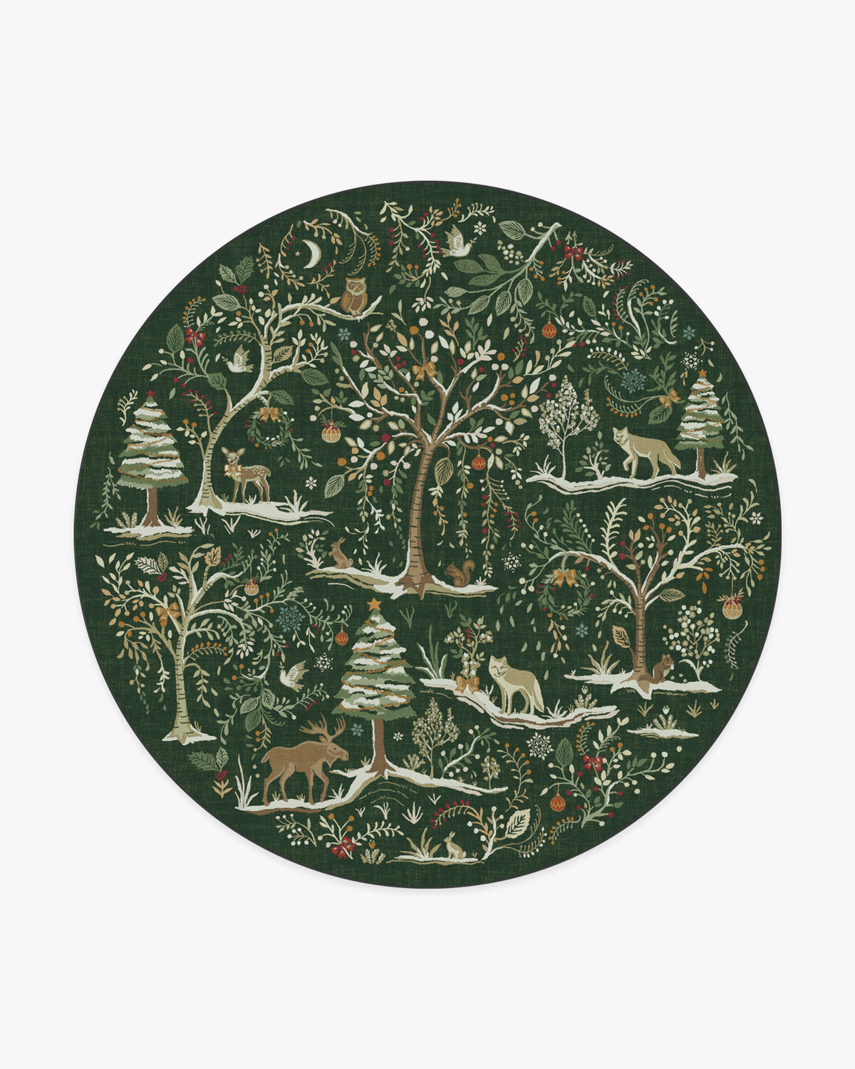 Elwood Forest Green Flatwoven Rug