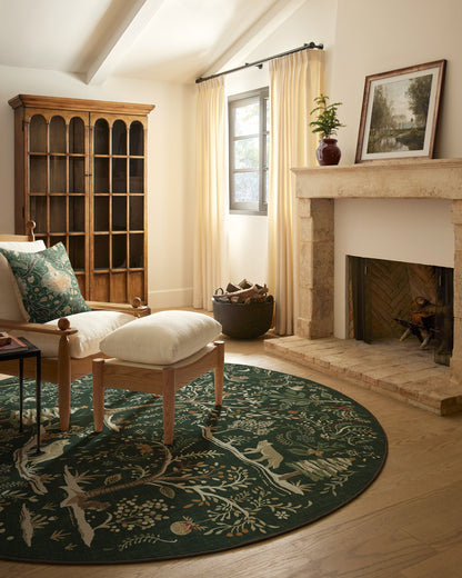 Elwood Forest Green Flatwoven Rug