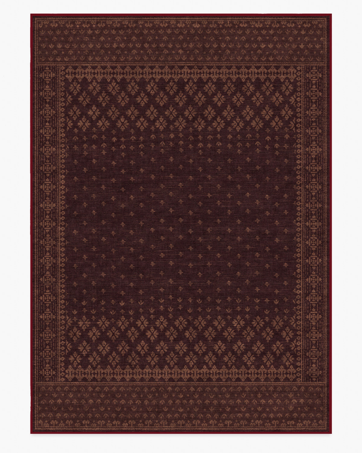 Fernanda Burgundy Flatwoven Rug
