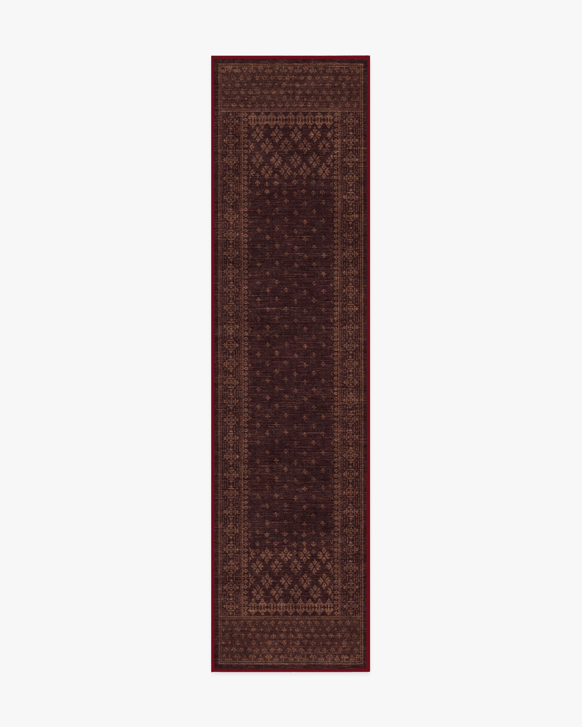 Fernanda Burgundy Flatwoven Rug