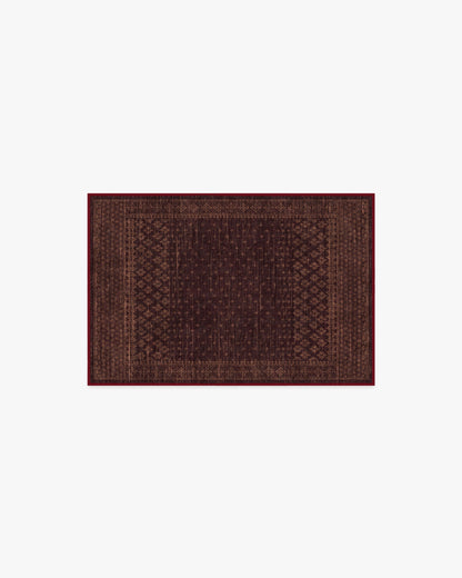 Fernanda Burgundy Flatwoven Rug