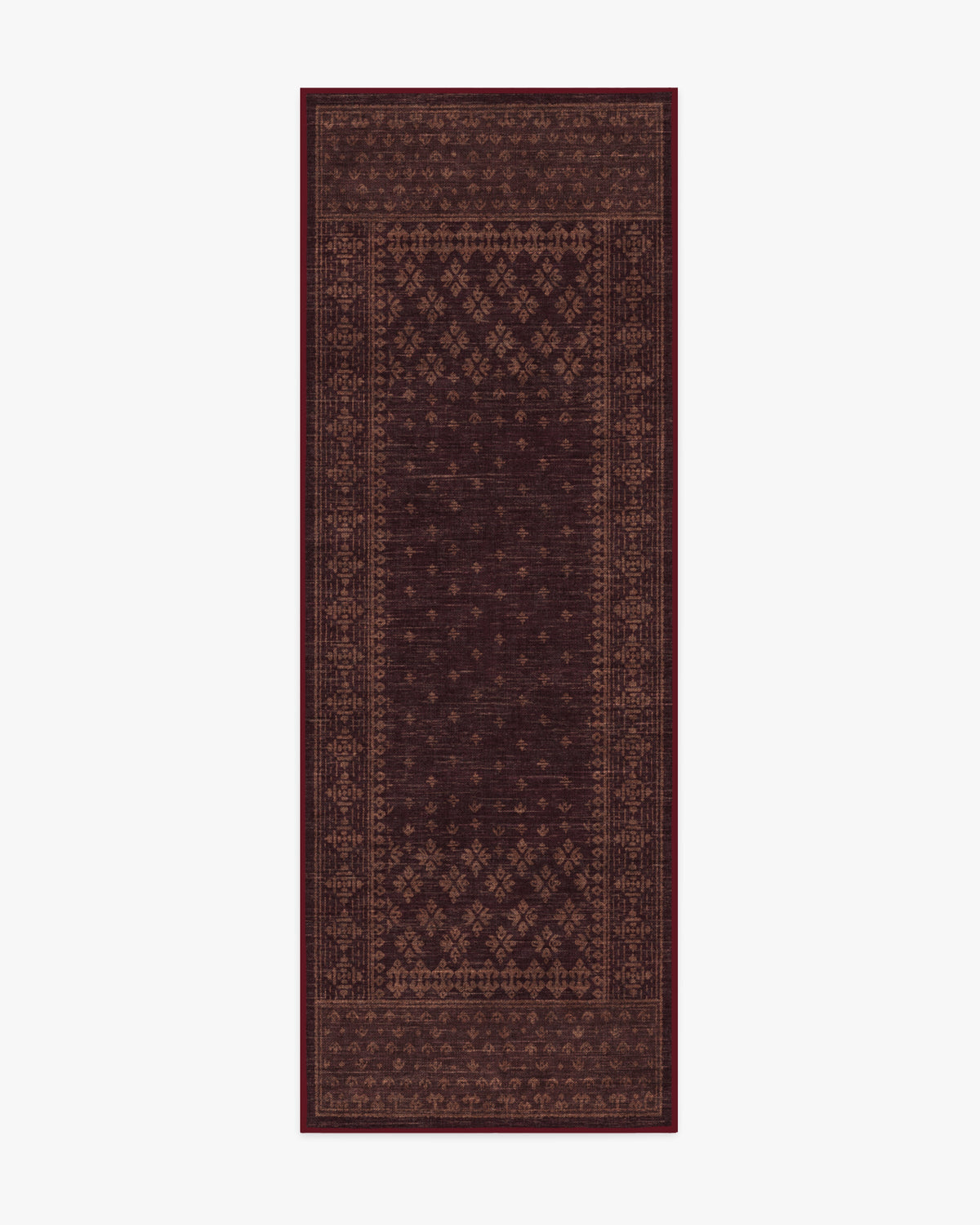 Fernanda Burgundy Flatwoven Rug
