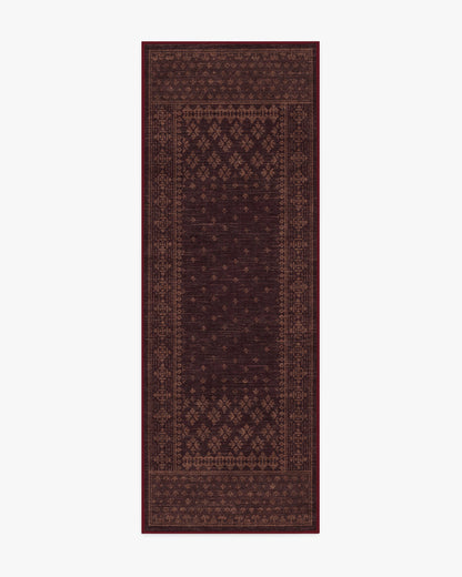 Fernanda Burgundy Flatwoven Rug