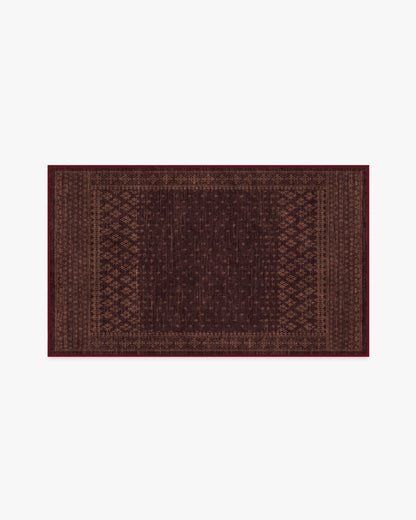 Fernanda Burgundy Flatwoven Rug